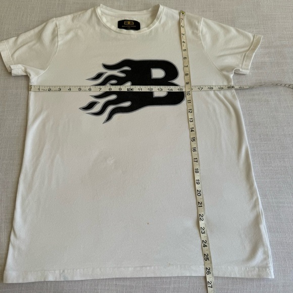 •Balenciaga B Flame Logo T-Shirt Unisex Size M - Picture 9 of 9